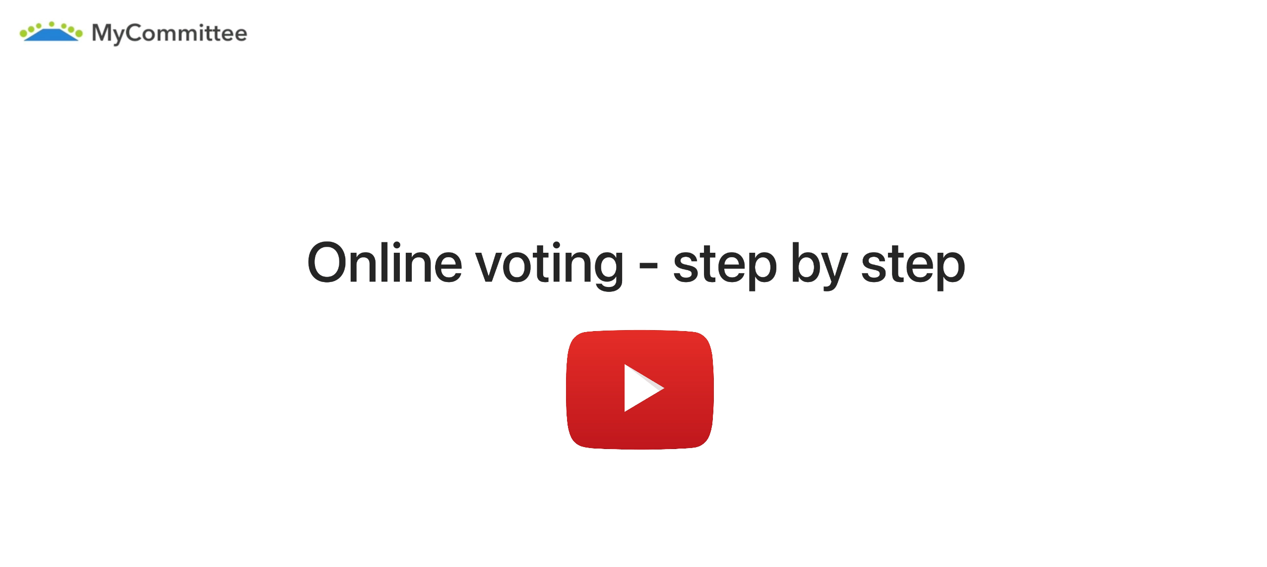 Online voting tutorial