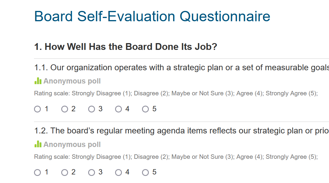 Self-evaluation